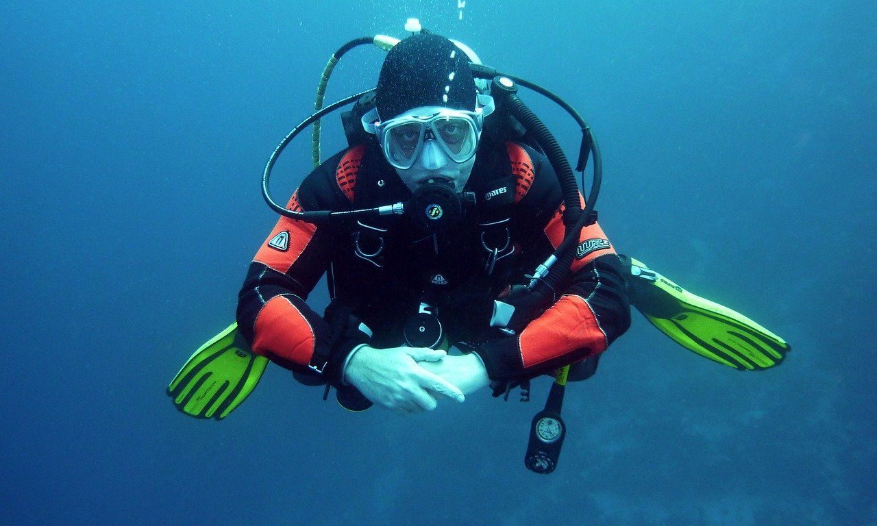 divers, scuba divers, diving
